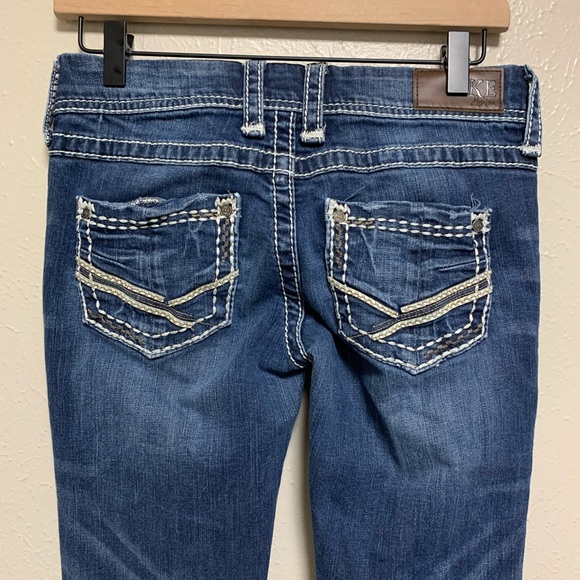 BKE Stella medium wash distressed skinny jeans - Picture 4 of 6